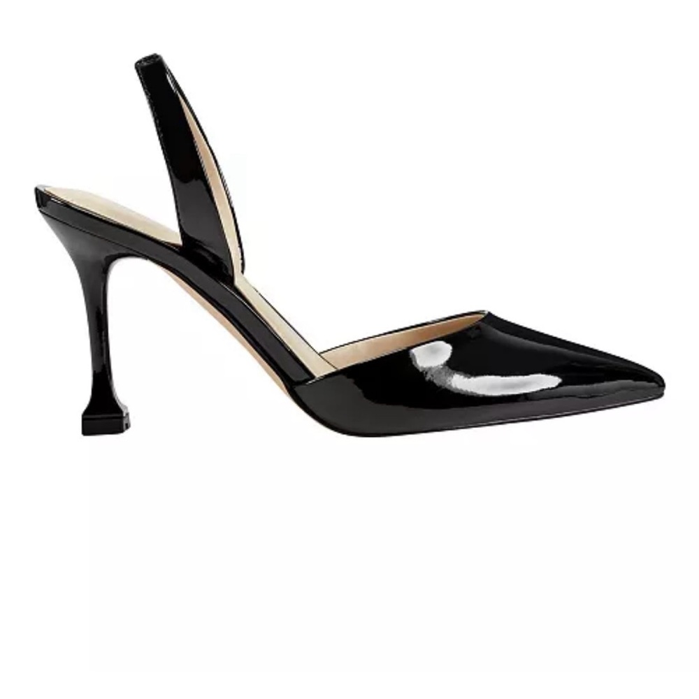 Black slingbacks